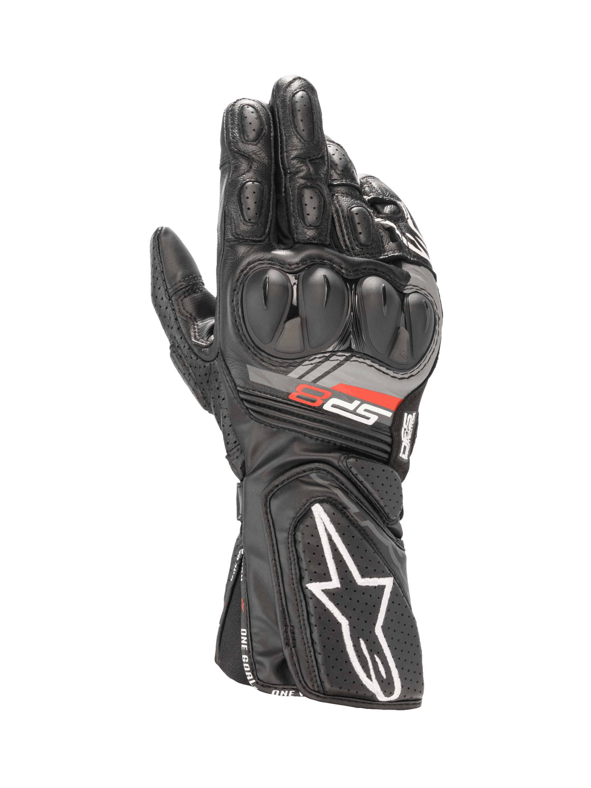Alpinestars SP-8 V3 Gloves Black motorcycle gloves – image 1