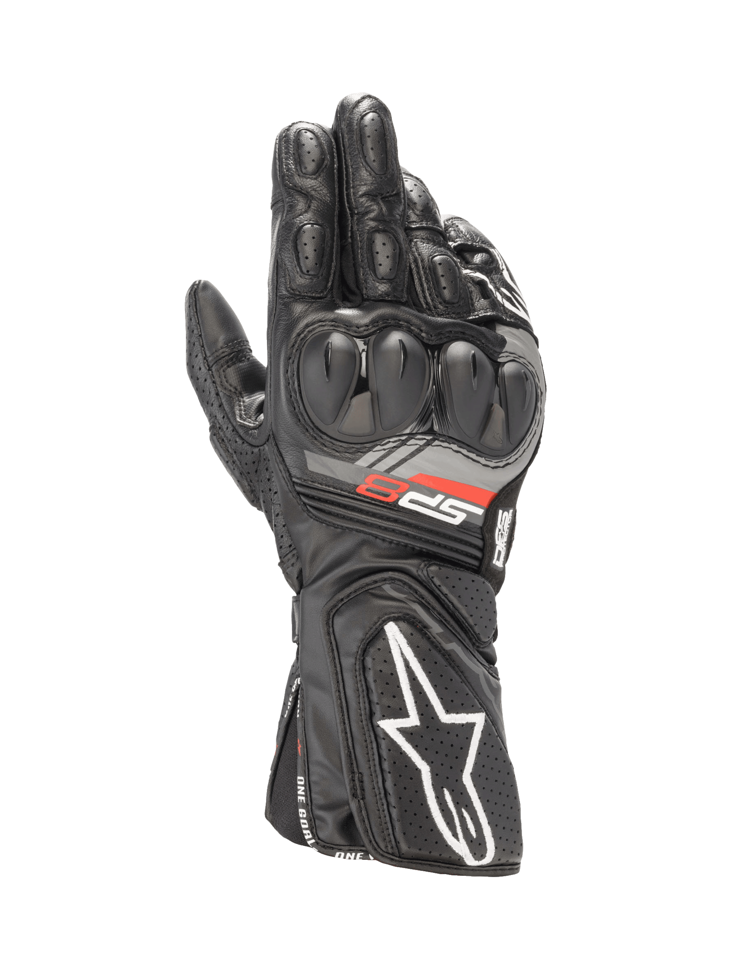 Alpinestars SP-8 V3 Gloves Black motorcycle gloves – image 1