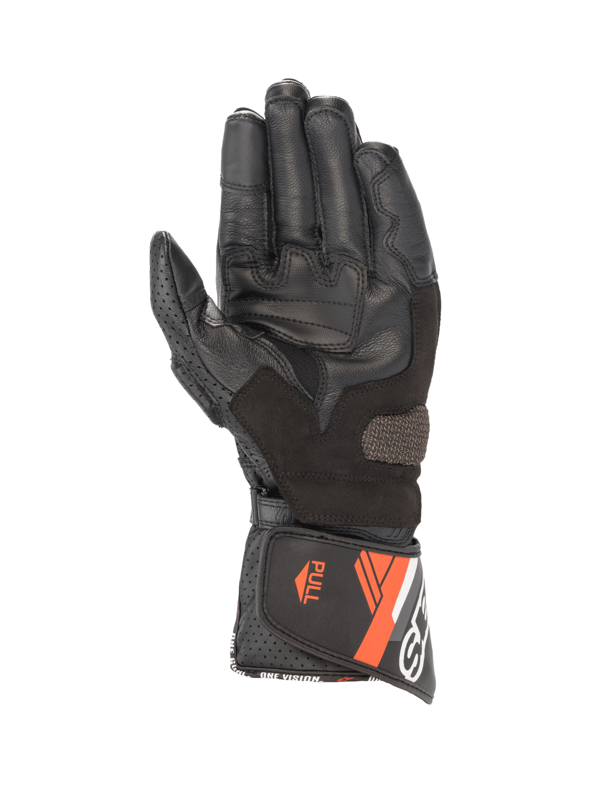 Alpinestars SP-8 V3 Gloves Black/Red Fluo motorcycle gloves – image 2