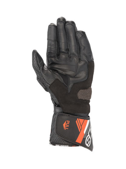 Alpinestars SP-8 V3 Gloves Black/Red Fluo motorcycle gloves – image 2