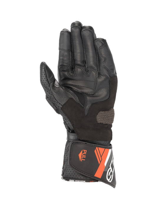 Alpinestars SP-8 V3 Gloves Black/Red Fluo motorcycle gloves – image 2
