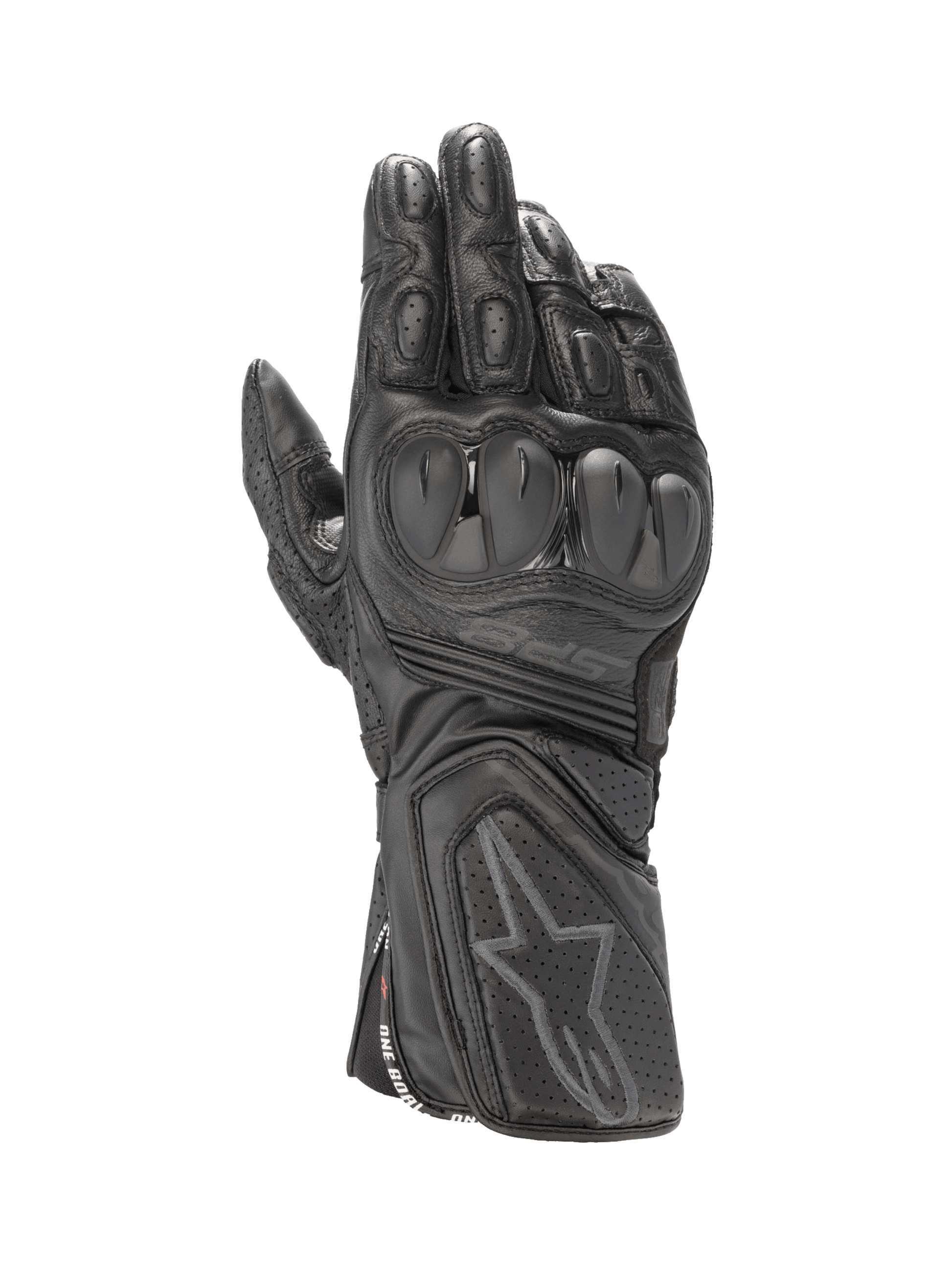 Alpinestars SP-8 V3 Gloves Black/Black motorcycle gloves – image 1