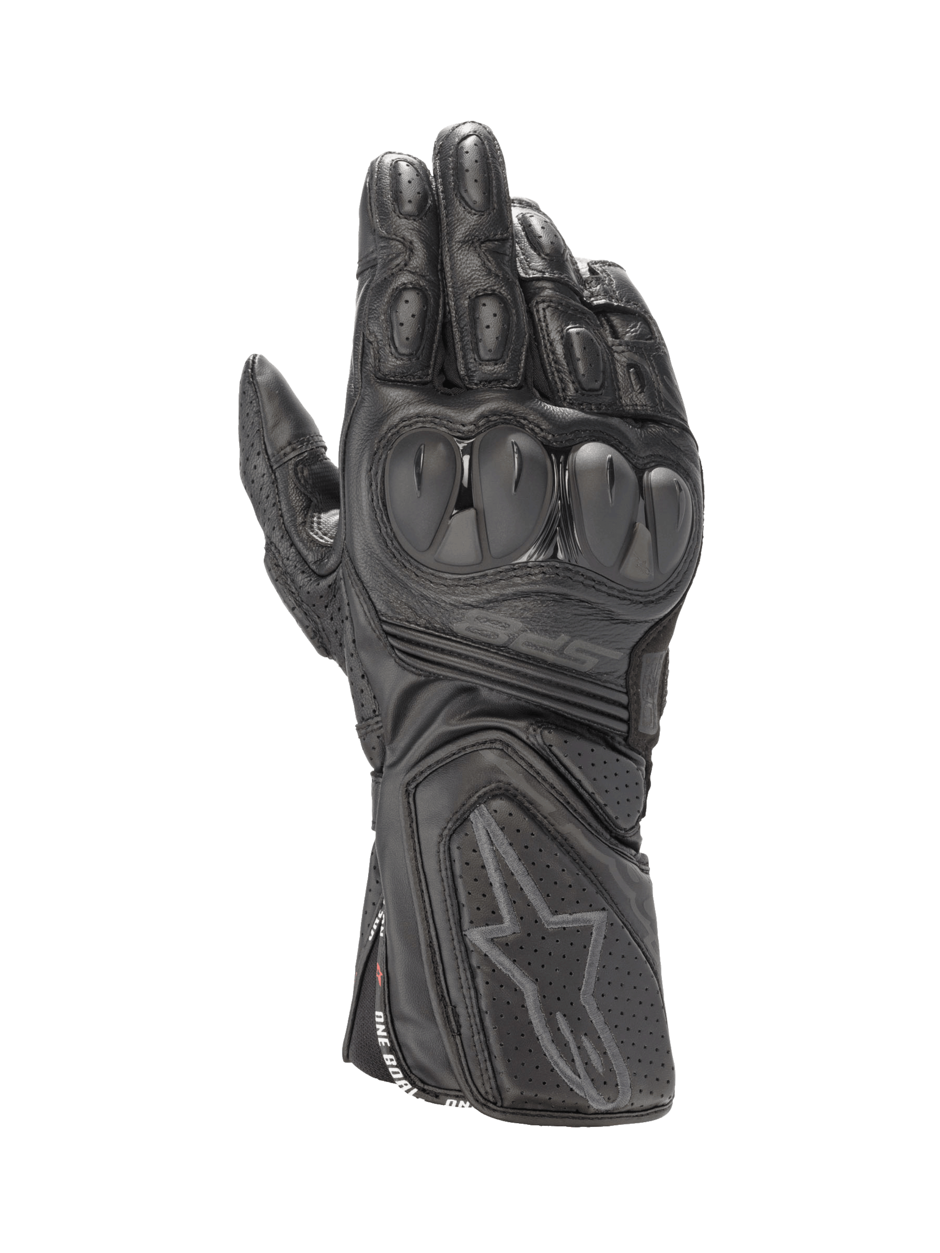 Alpinestars SP-8 V3 Gloves Black/Black motorcycle gloves – image 1