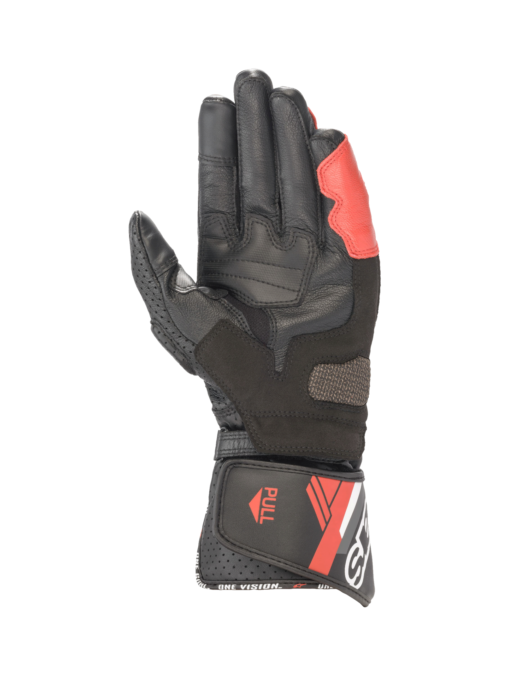 Alpinestars SP-8 V3 Gloves Black/White/Bright Red motorcycle gloves – image 2