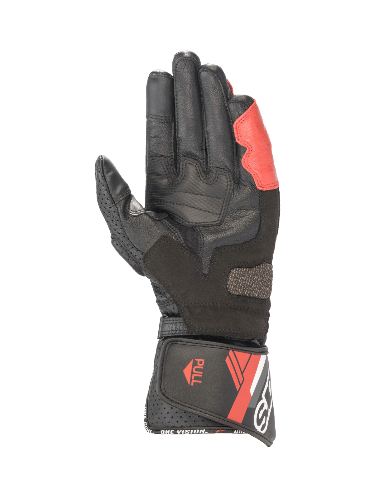 Alpinestars SP-8 V3 Gloves Black/White/Bright Red motorcycle gloves – image 2