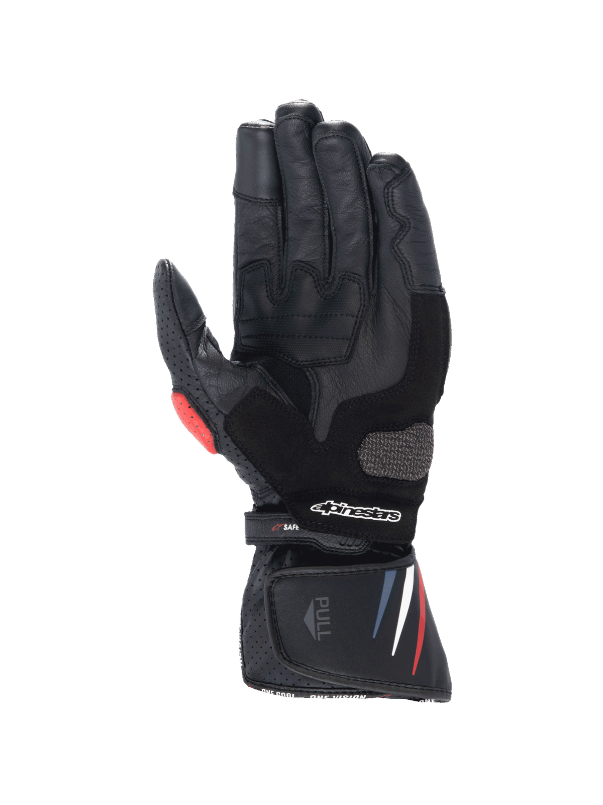 Alpinestars Honda SP-8 V3 Gloves Black/Bright Red/Blue motorcycle gloves – image 2