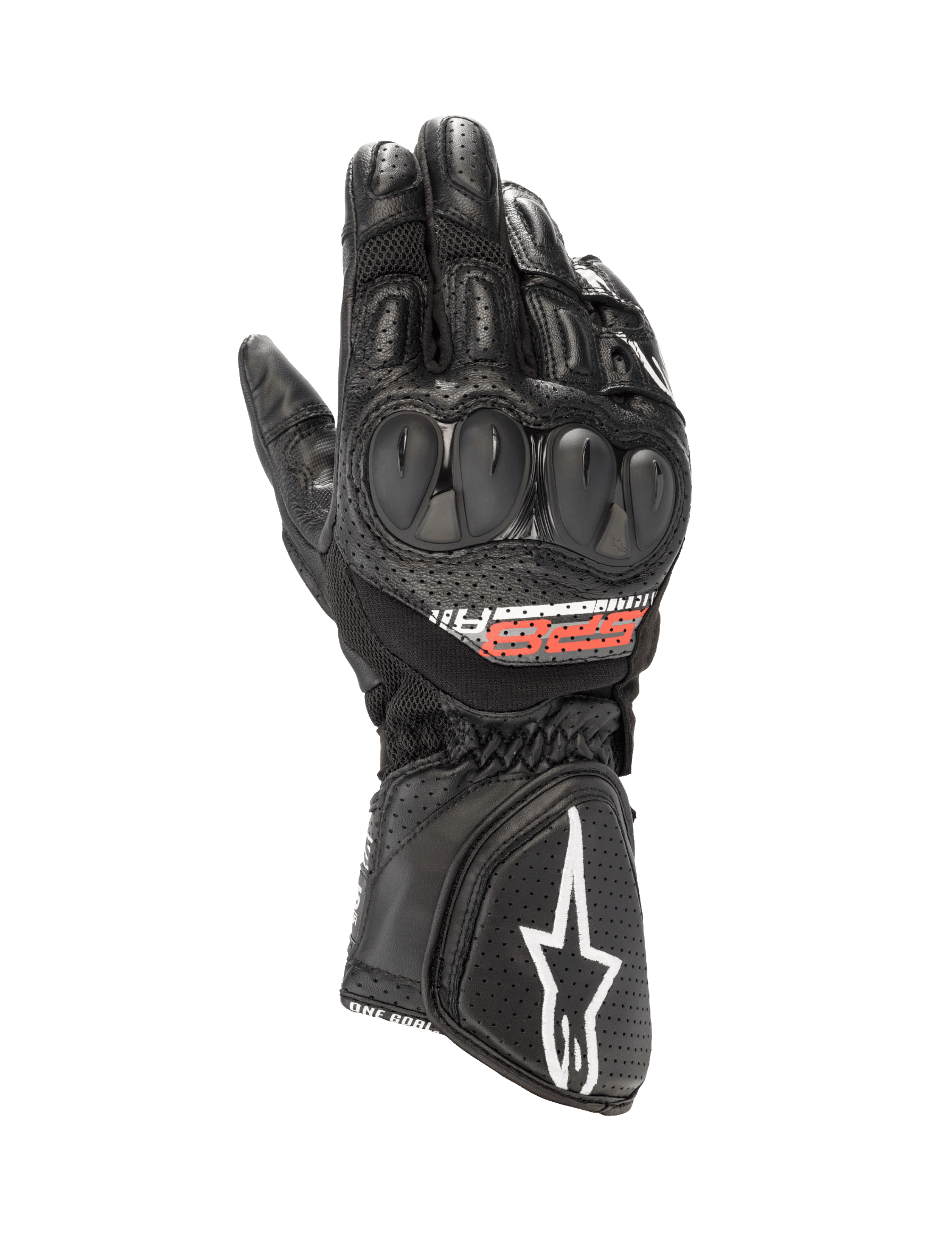 Alpinestars SP-8 V3 Air Gloves Black motorcycle gloves – image 1