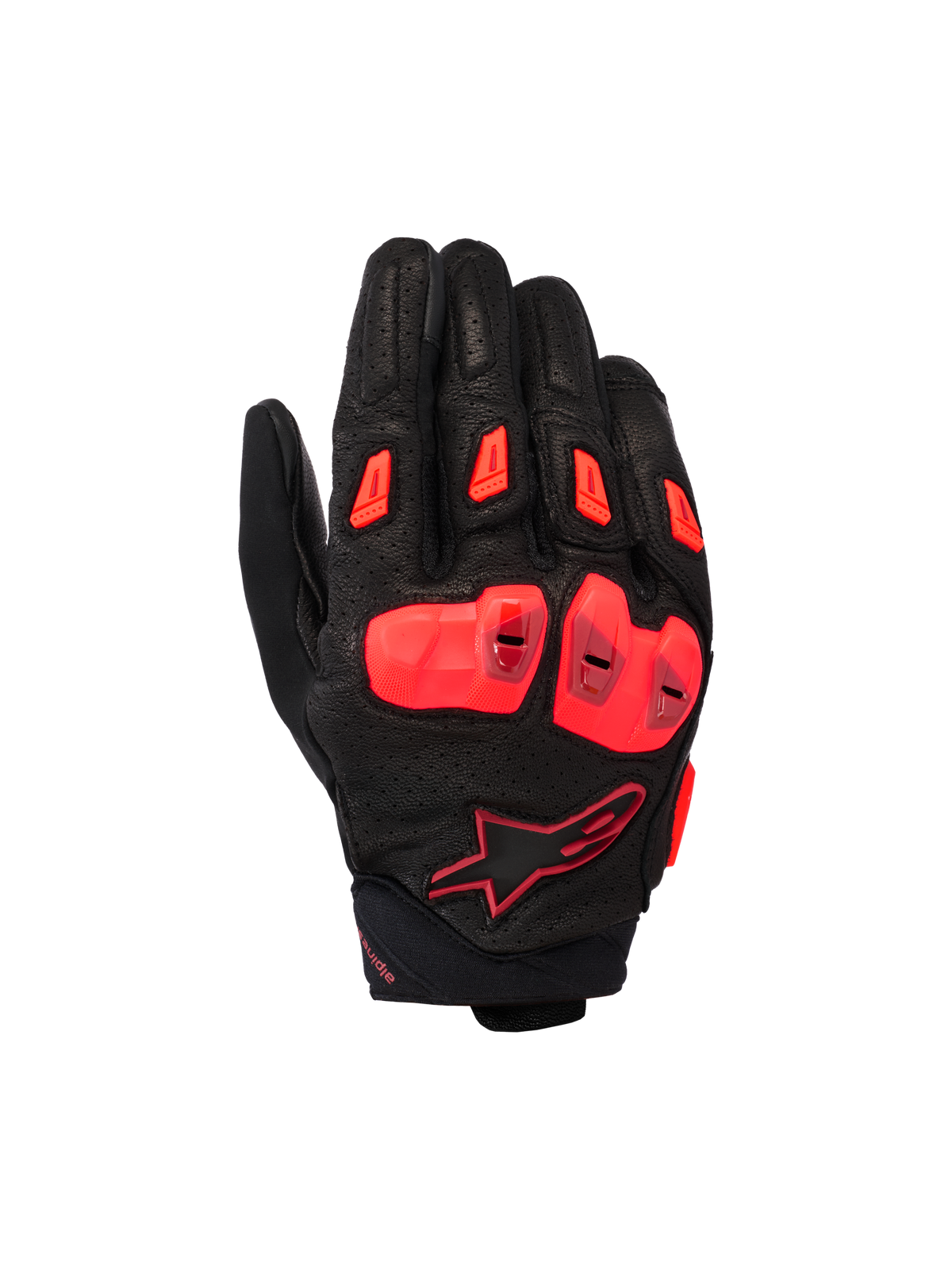 Alpinestars SP X 7 Gloves Black/Dark Red/Red Fluo motorcycle gloves – image 1