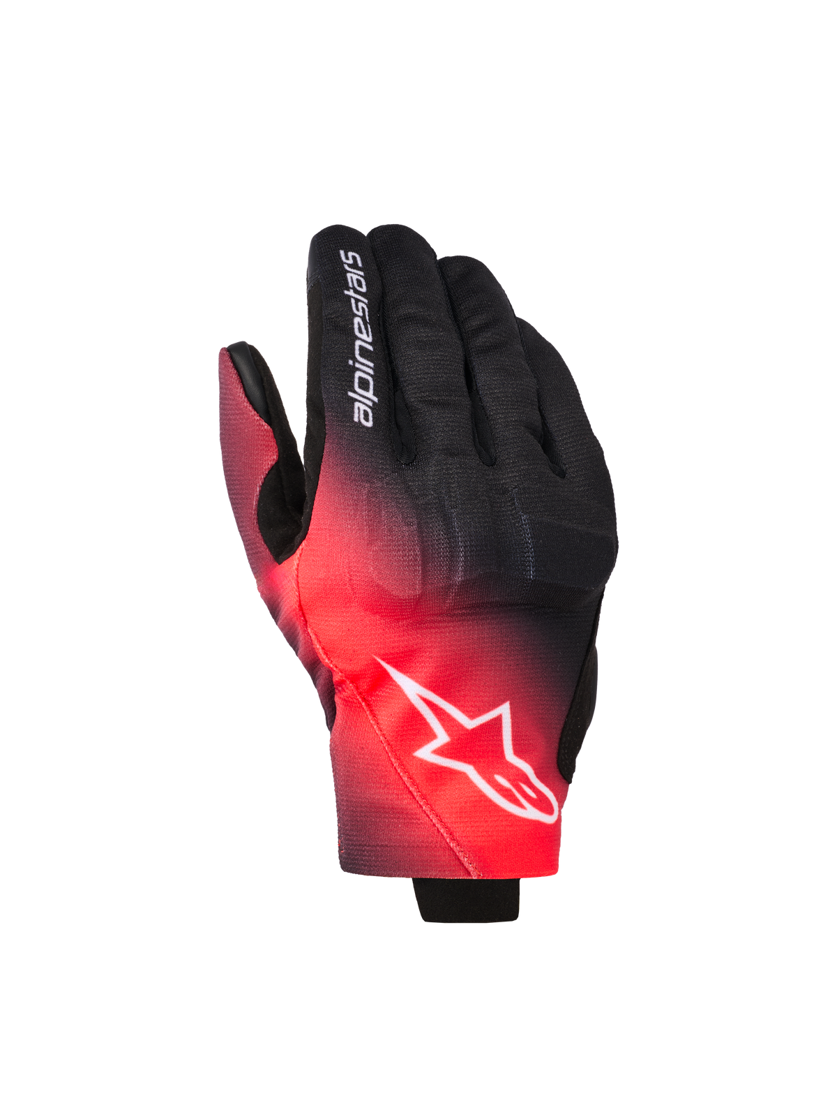 Alpinestars Reef V2 Gloves Black/Red Fluo/White motorcycle gloves – image 1