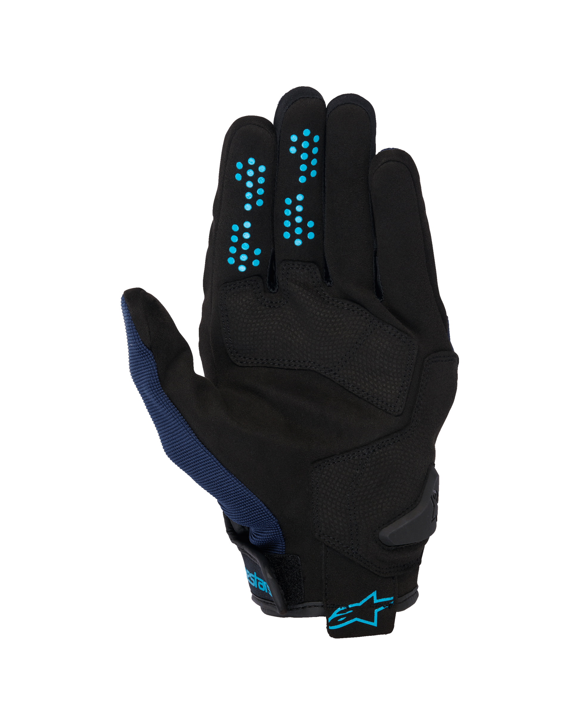 Alpinestars Chrome V2 Gloves Dark Blue/Hawaiian Ocean motorcycle gloves – image 2