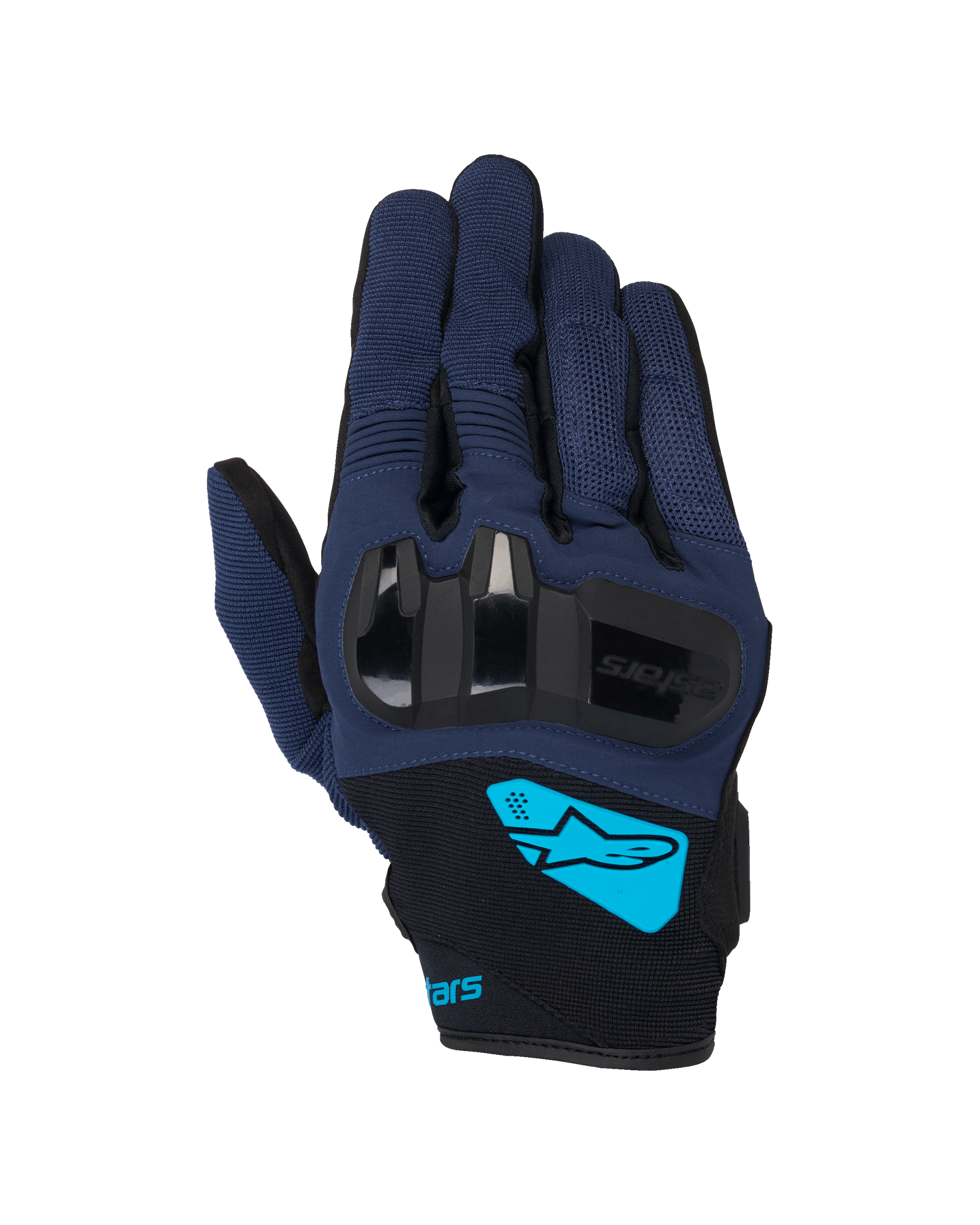 Alpinestars Chrome V2 Gloves Dark Blue/Hawaiian Ocean motorcycle gloves – image 1