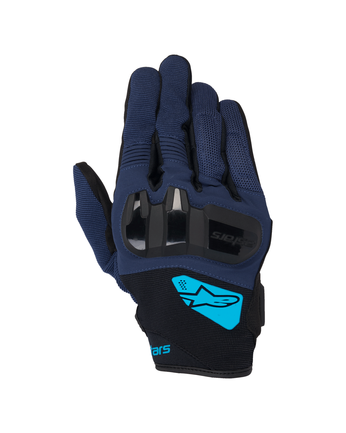 Alpinestars Chrome V2 Gloves Dark Blue/Hawaiian Ocean motorcycle gloves – image 1