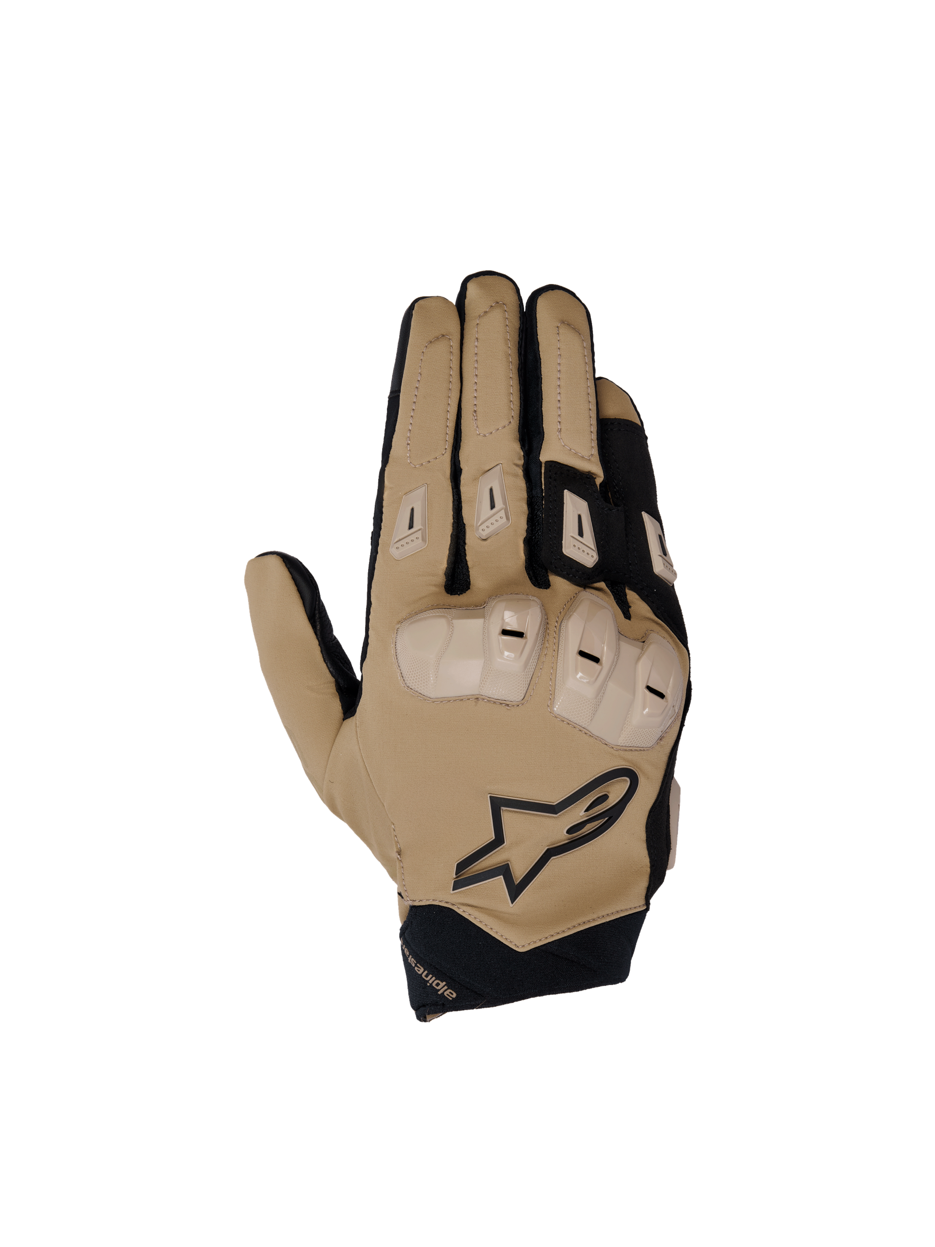 Alpinestars SP X 3 Gloves Dark Khaki/Sand Black motorcycle gloves – image 1