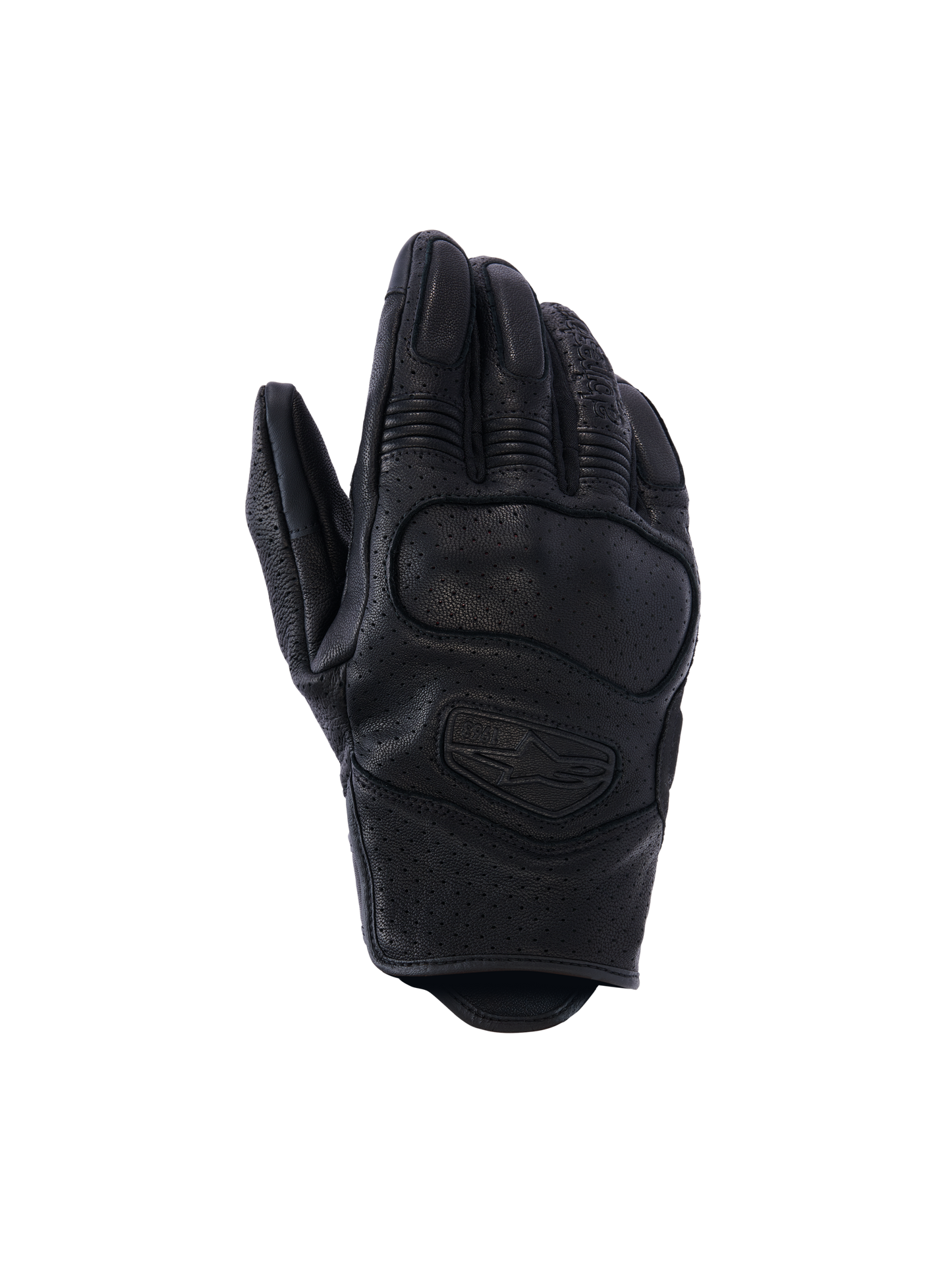 Alpinestars Mustang V3 Leather Gloves Black/Black motorcycle gloves – image 1