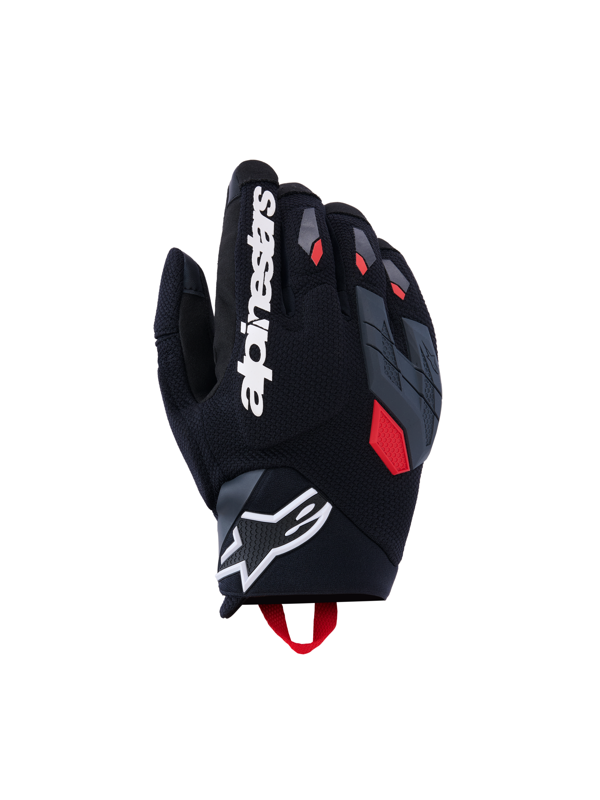 Alpinestars Durack Gloves Black/Deep Gray/Bright Red motorcycle gloves – image 1