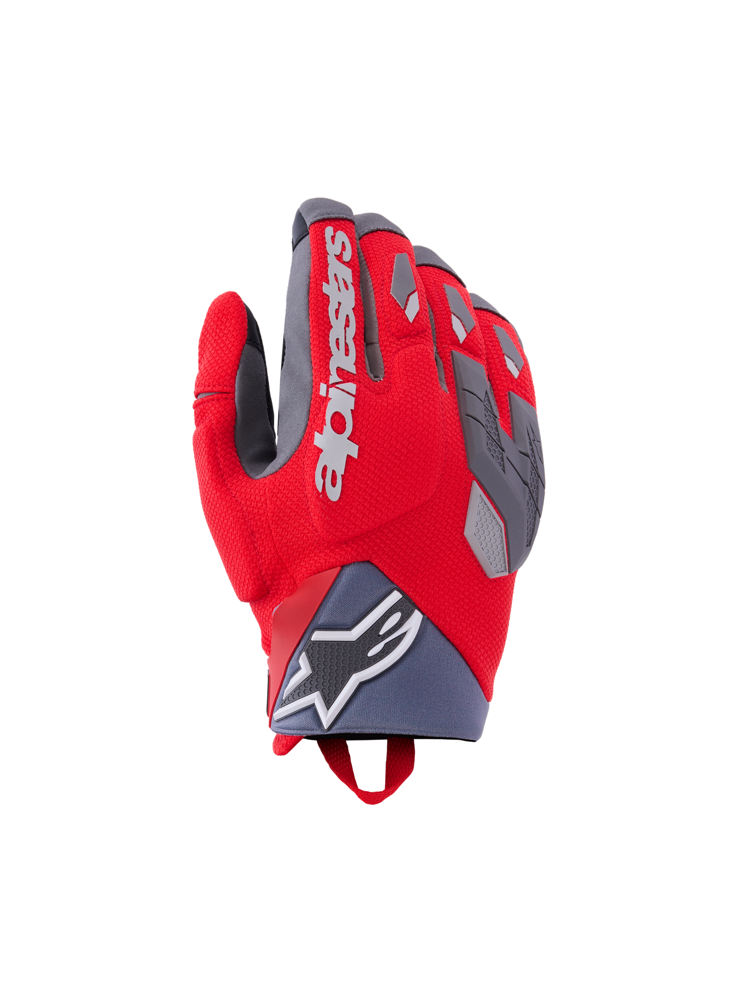 Alpinestars Durack Gloves Bright Red/Walnut motorcycle gloves – image 1
