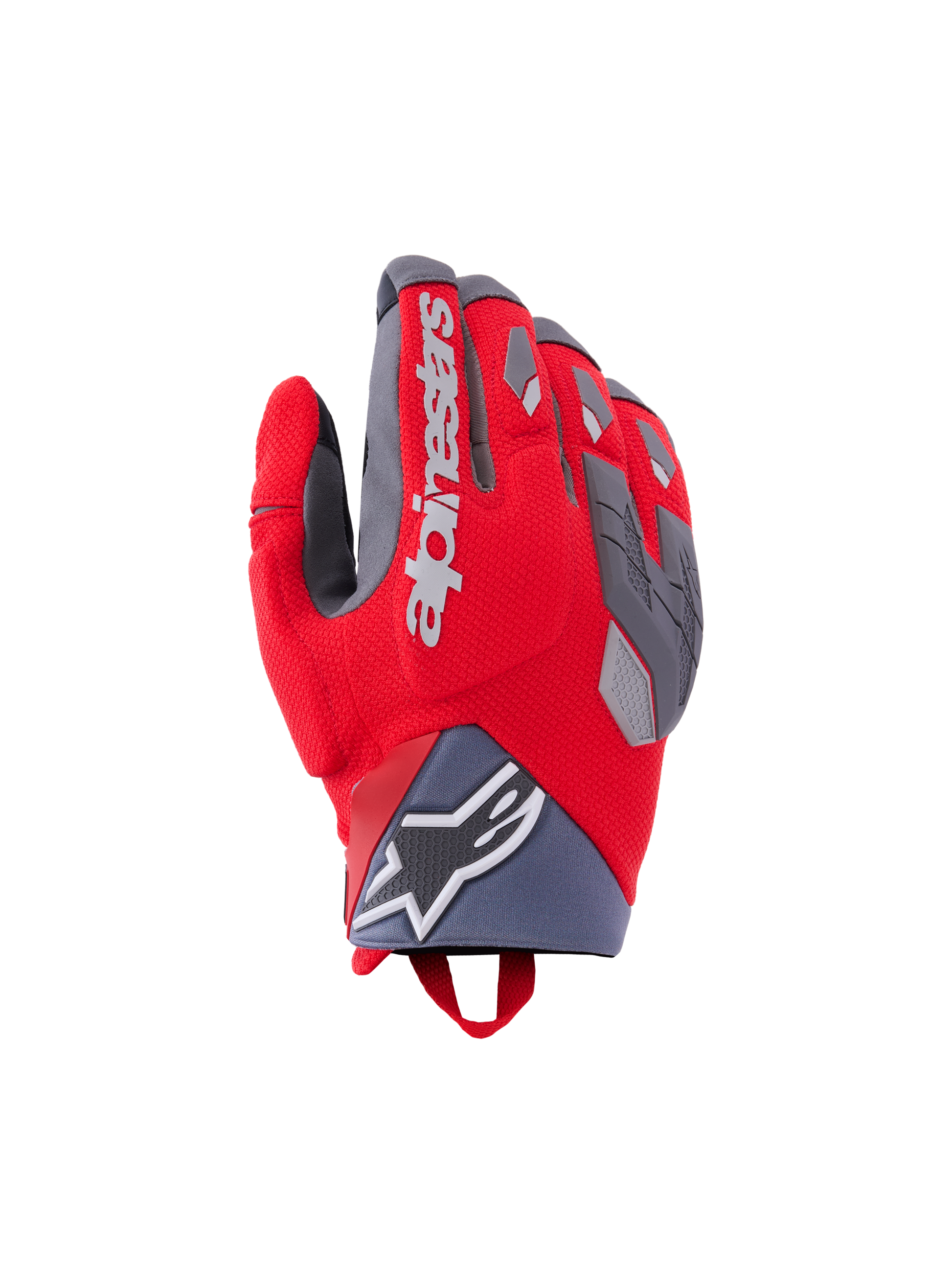 Alpinestars Durack Gloves Bright Red/Walnut motorcycle gloves – image 1