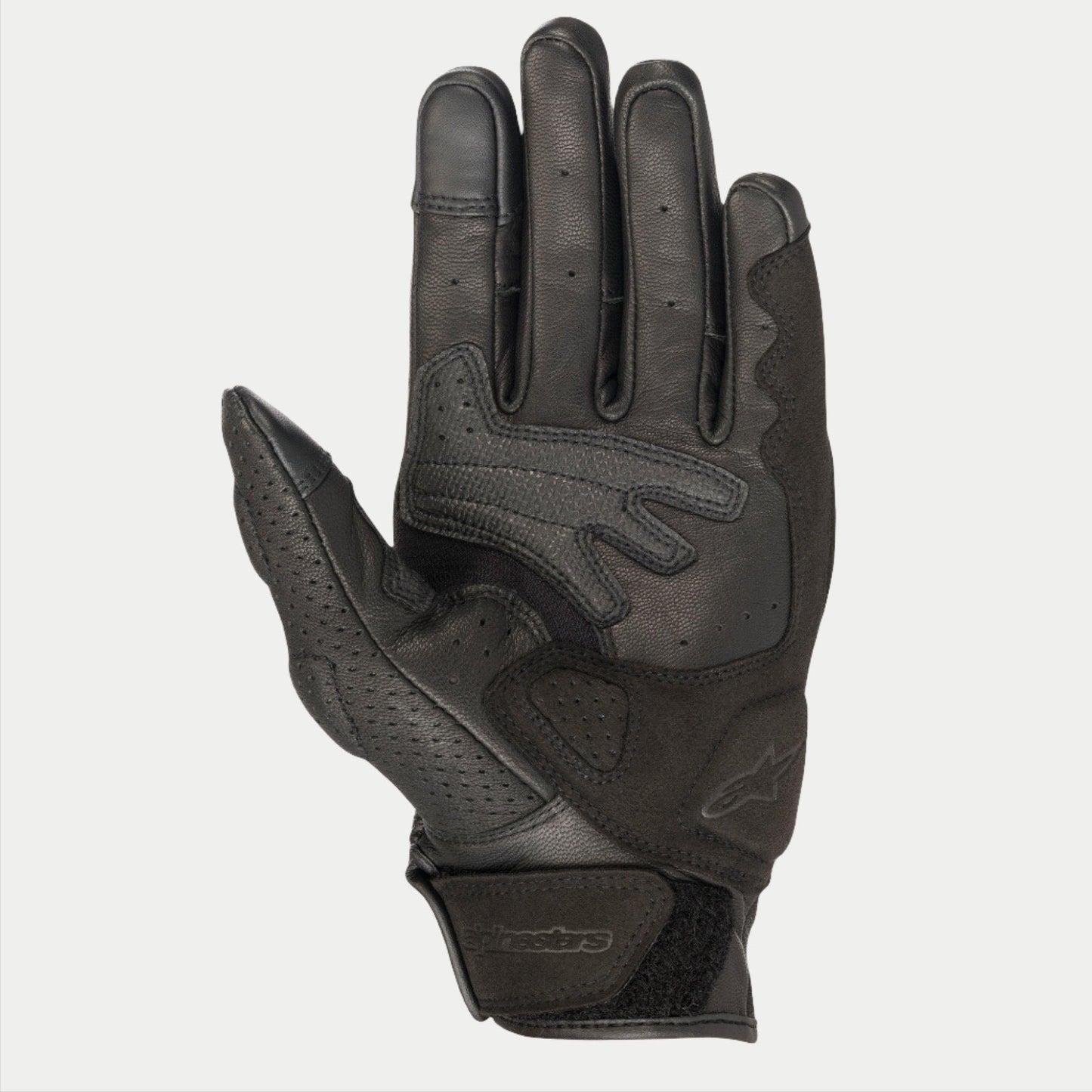 Alpinestars Mustang V2 Gloves Black/Black motorcycle gloves – image 2