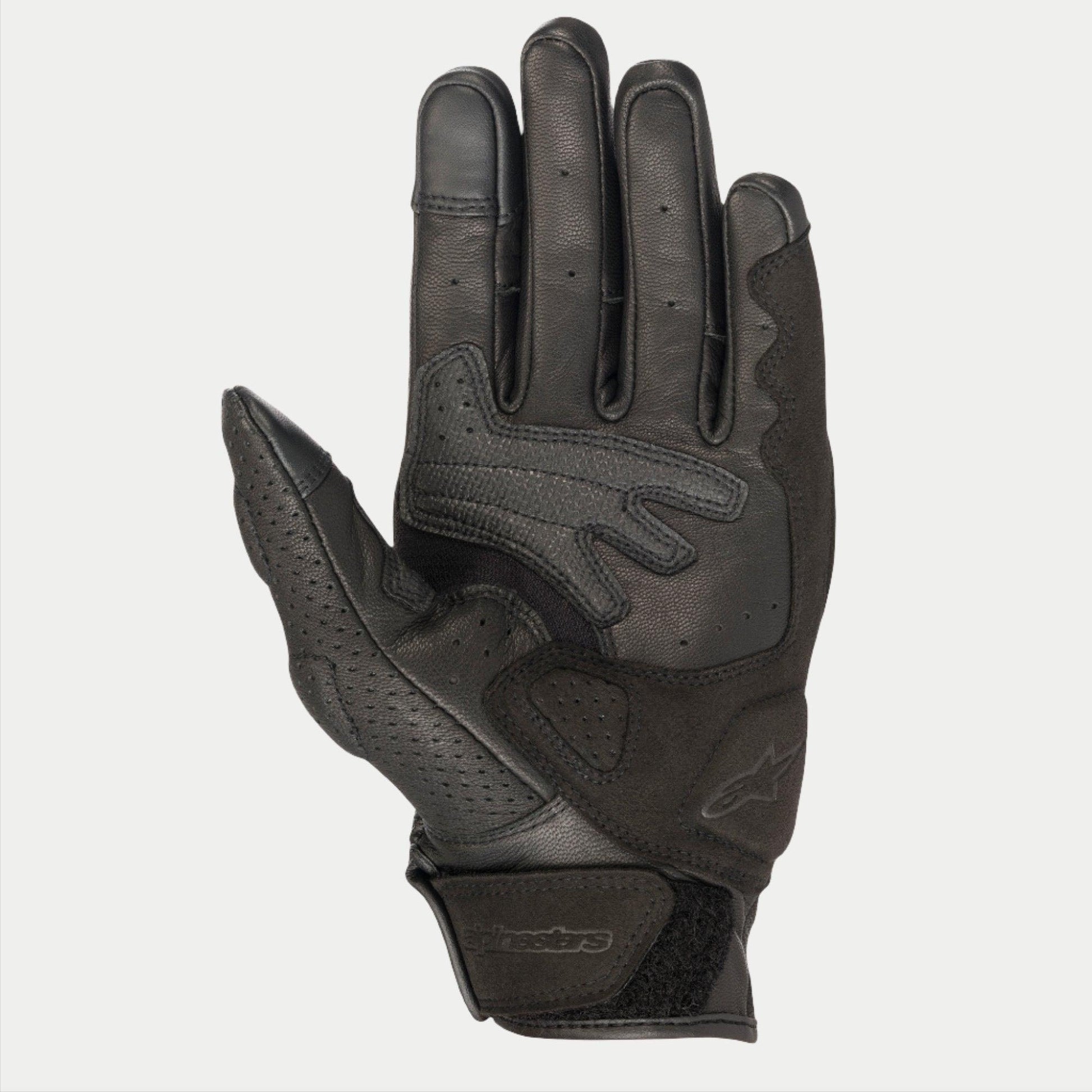 Alpinestars Mustang V2 Gloves Black/Black motorcycle gloves – image 2