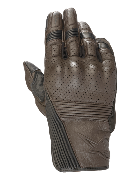 Alpinestars Mustang V2 Gloves Tobacco Brown/Black motorcycle gloves – image 1