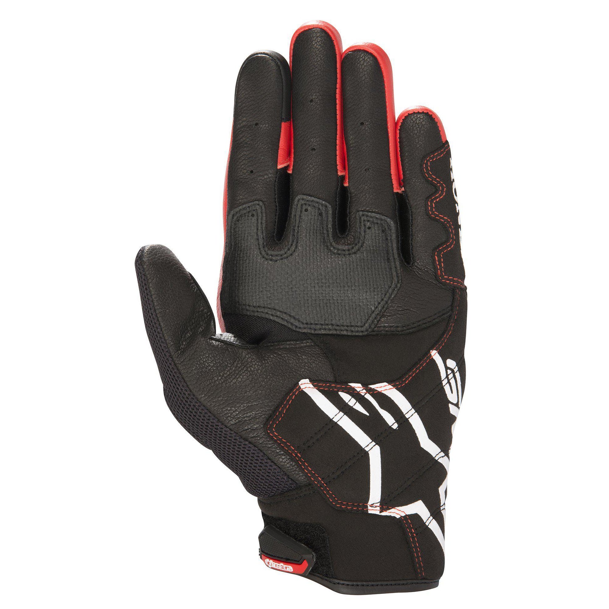 Alpinestars Honda SMX-2 Air Carbon V2 Gloves Black/Red- Honda motorcycle gloves – image 2