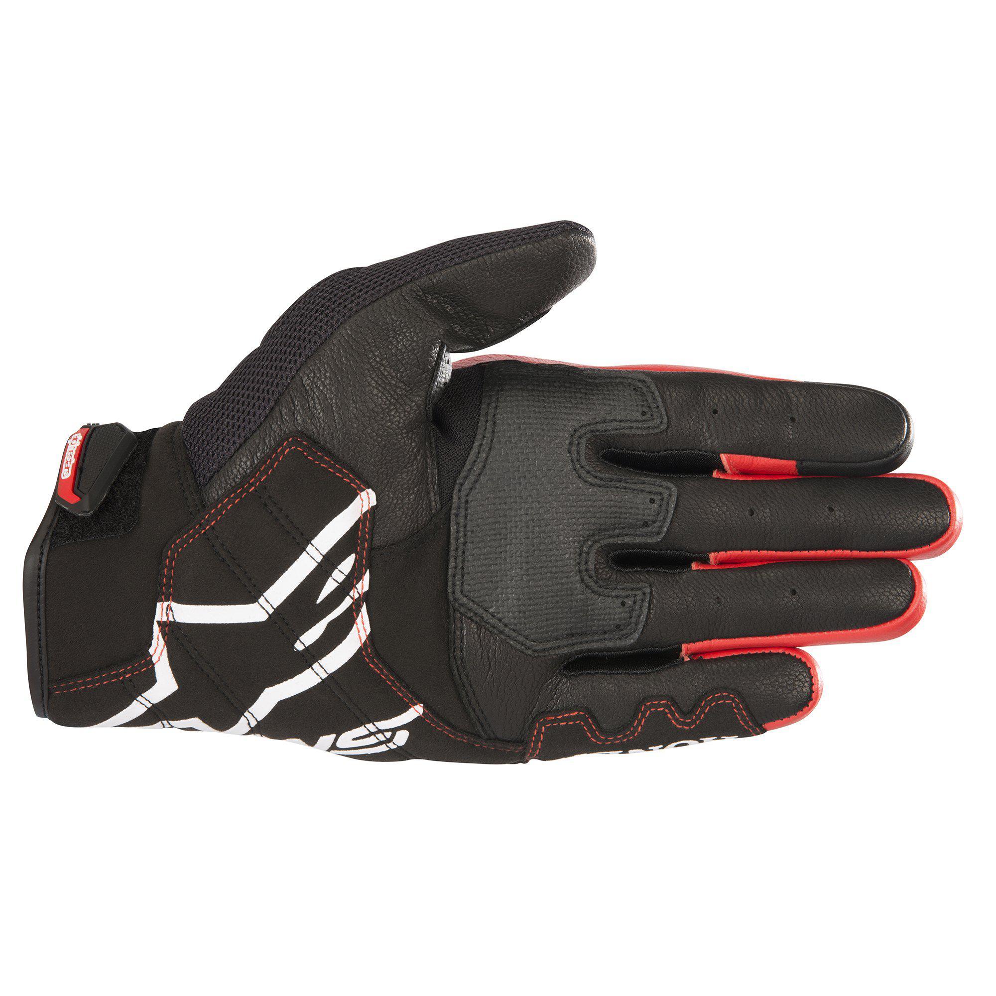 Alpinestars Honda SMX-2 Air Carbon V2 Gloves Black/Red- Honda motorcycle gloves – image 2