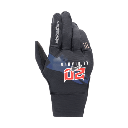 Alpinestars FQ20 Reef Monster Gloves Black/Blue/Bright Red/Green motorcycle gloves – image 1