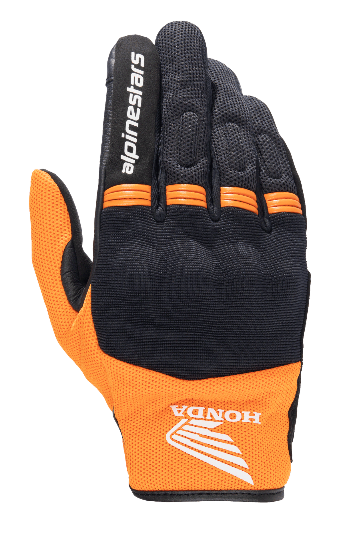 Alpinestars Honda Copper Glove Black/Orange motorcycle gloves – image 1