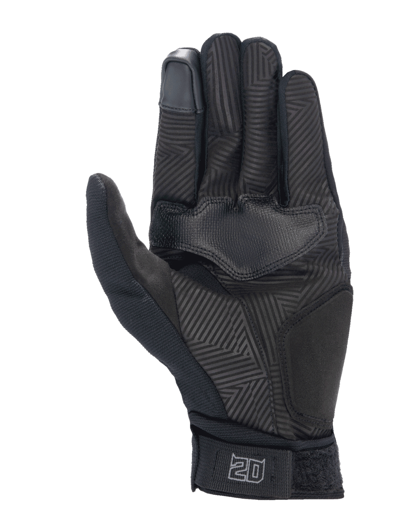 Alpinestars FQ20 Reef Gloves Black/Tar Gray motorcycle gloves – image 2