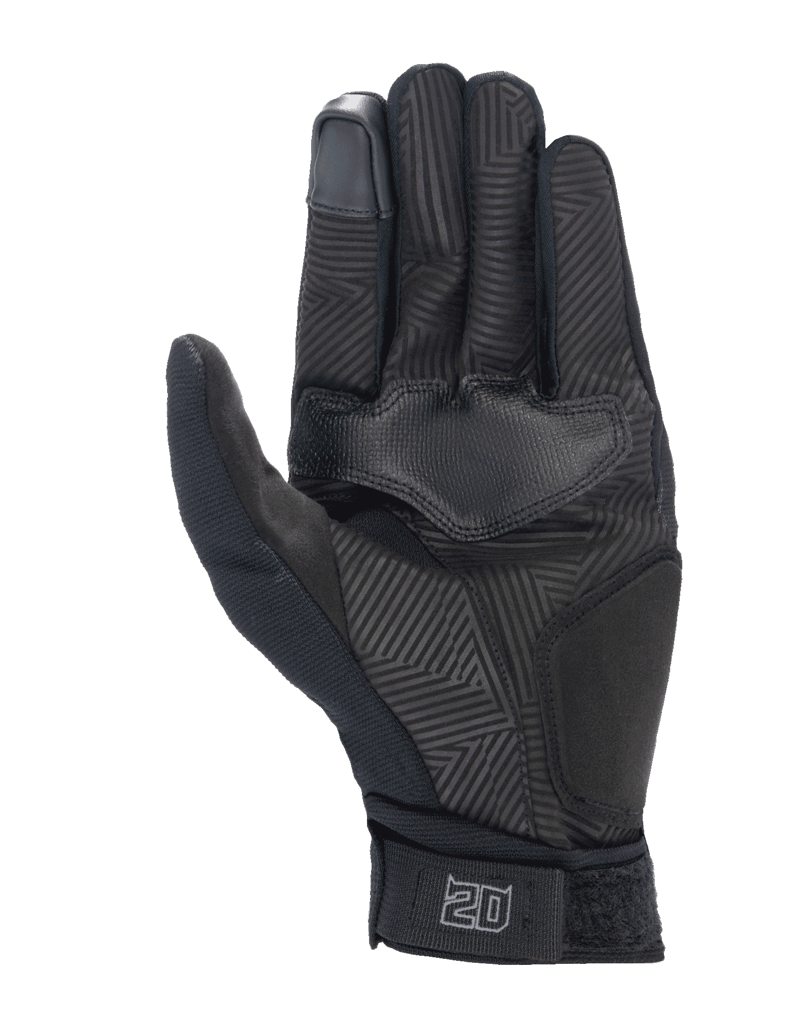 Alpinestars FQ20 Reef Gloves Black/Tar Gray motorcycle gloves – image 2