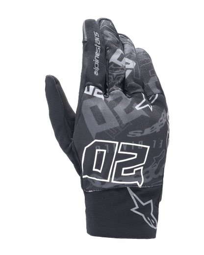 Alpinestars FQ20 Reef Gloves Black/Tar Gray motorcycle gloves – image 1
