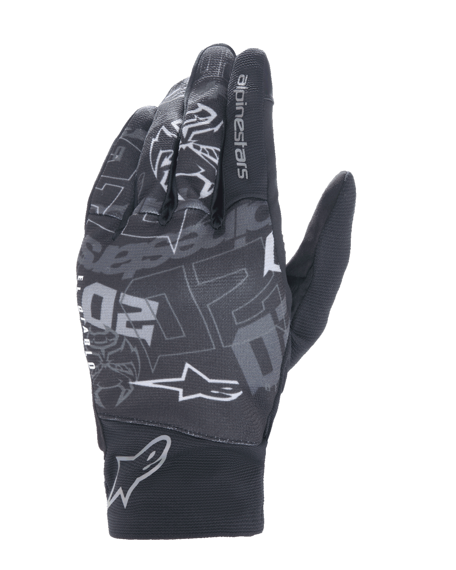 Alpinestars FQ20 Reef Gloves Black/Tar Gray motorcycle gloves – image 3