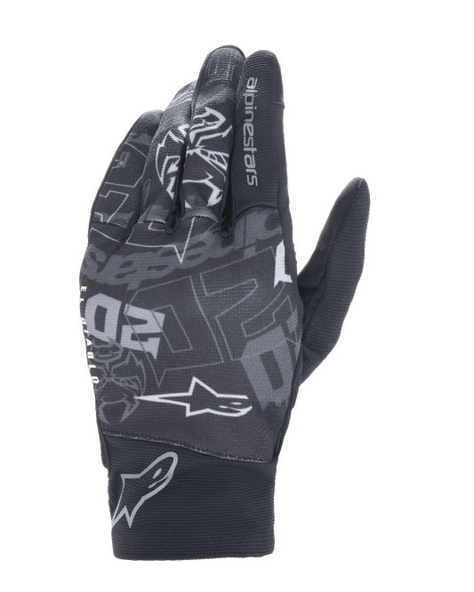 Alpinestars FQ20 Reef Gloves Black/Tar Gray motorcycle gloves – image 3