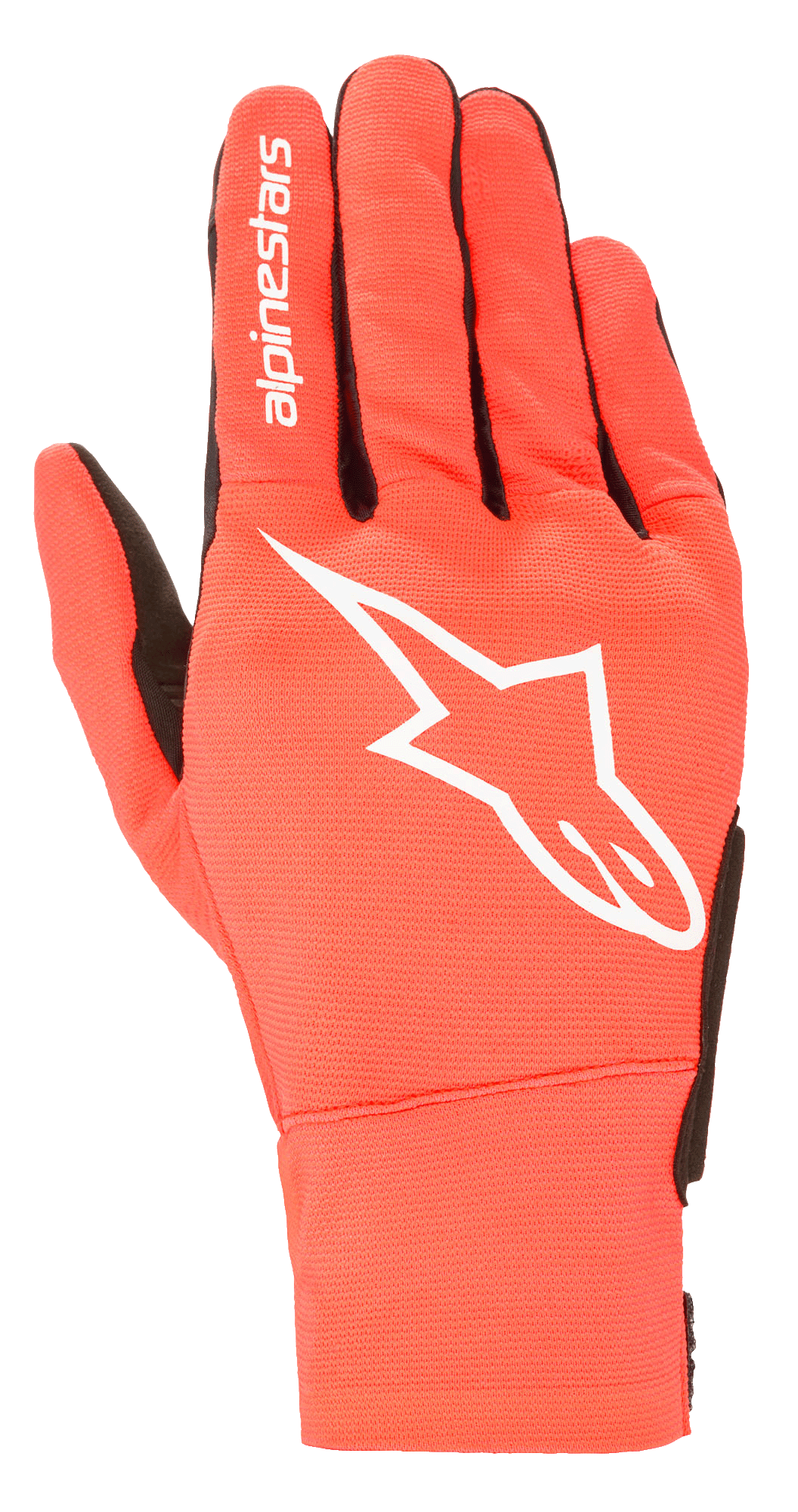 Alpinestars Reef Gloves Red Fluorescent/White/Black motorcycle gloves – image 1
