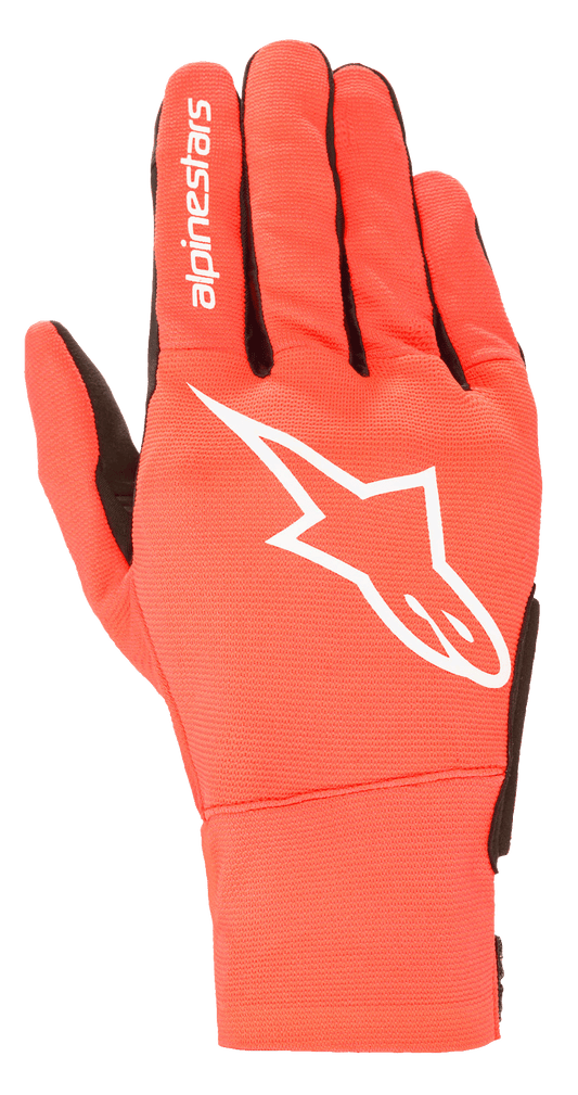 Alpinestars Reef Gloves Red Fluorescent/White/Black motorcycle gloves – image 1