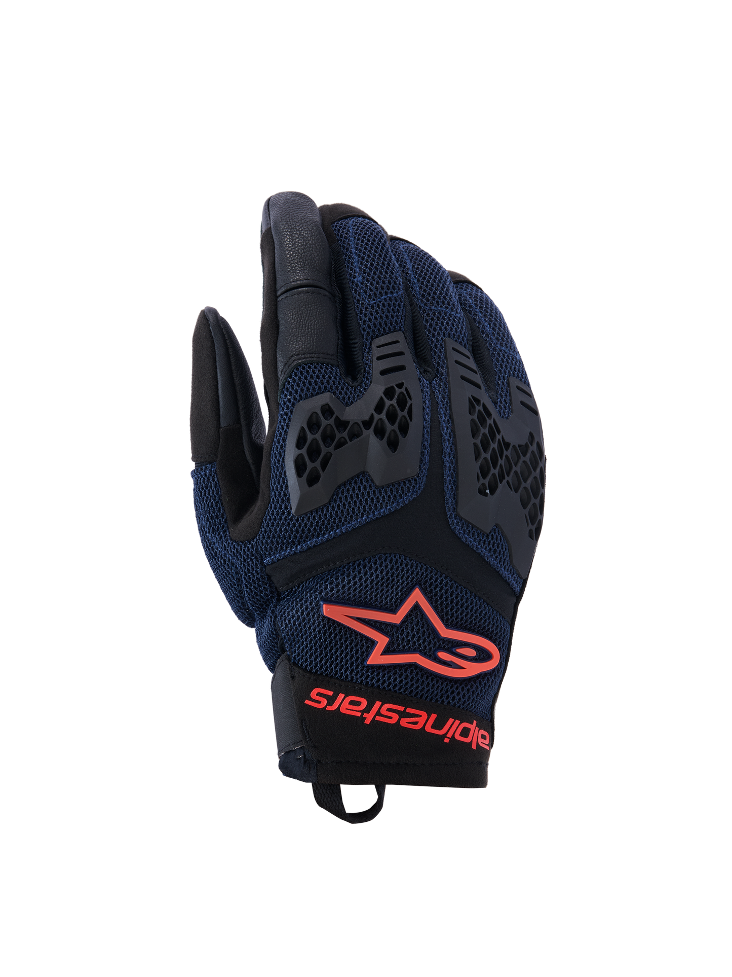 Alpinestars Manti Air Gloves Deep Blue/Red Fluo/Asphalt motorcycle gloves – image 1