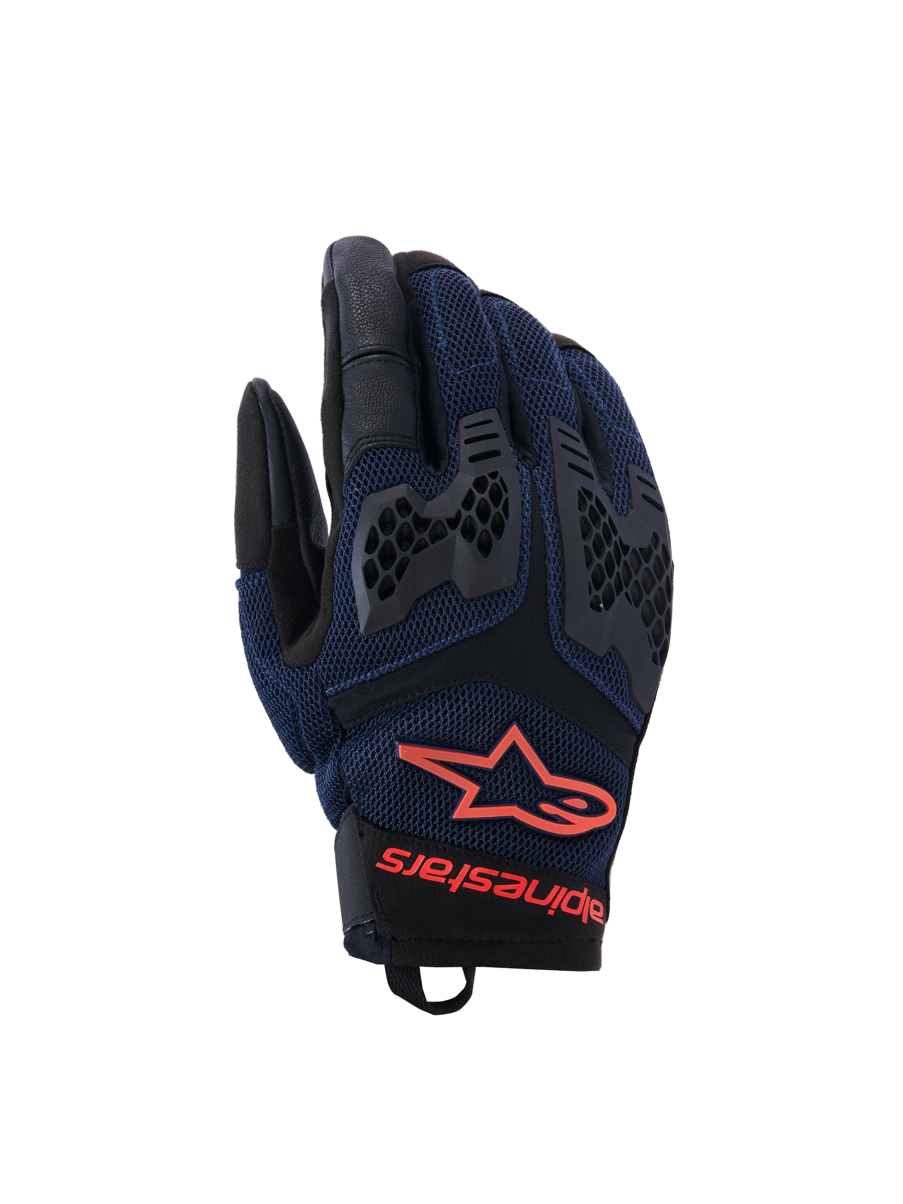 Alpinestars Manti Air Gloves Deep Blue/Red Fluo/Asphalt motorcycle gloves – image 1
