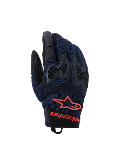 Alpinestars Manti Air Gloves Deep Blue/Red Fluo/Asphalt motorcycle gloves – image 1
