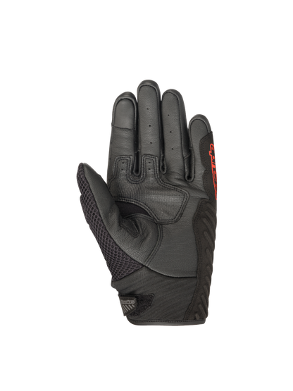 Alpinestars SMX-1 Air V2 Gloves Black/Red Fluorescent motorcycle gloves – image 2