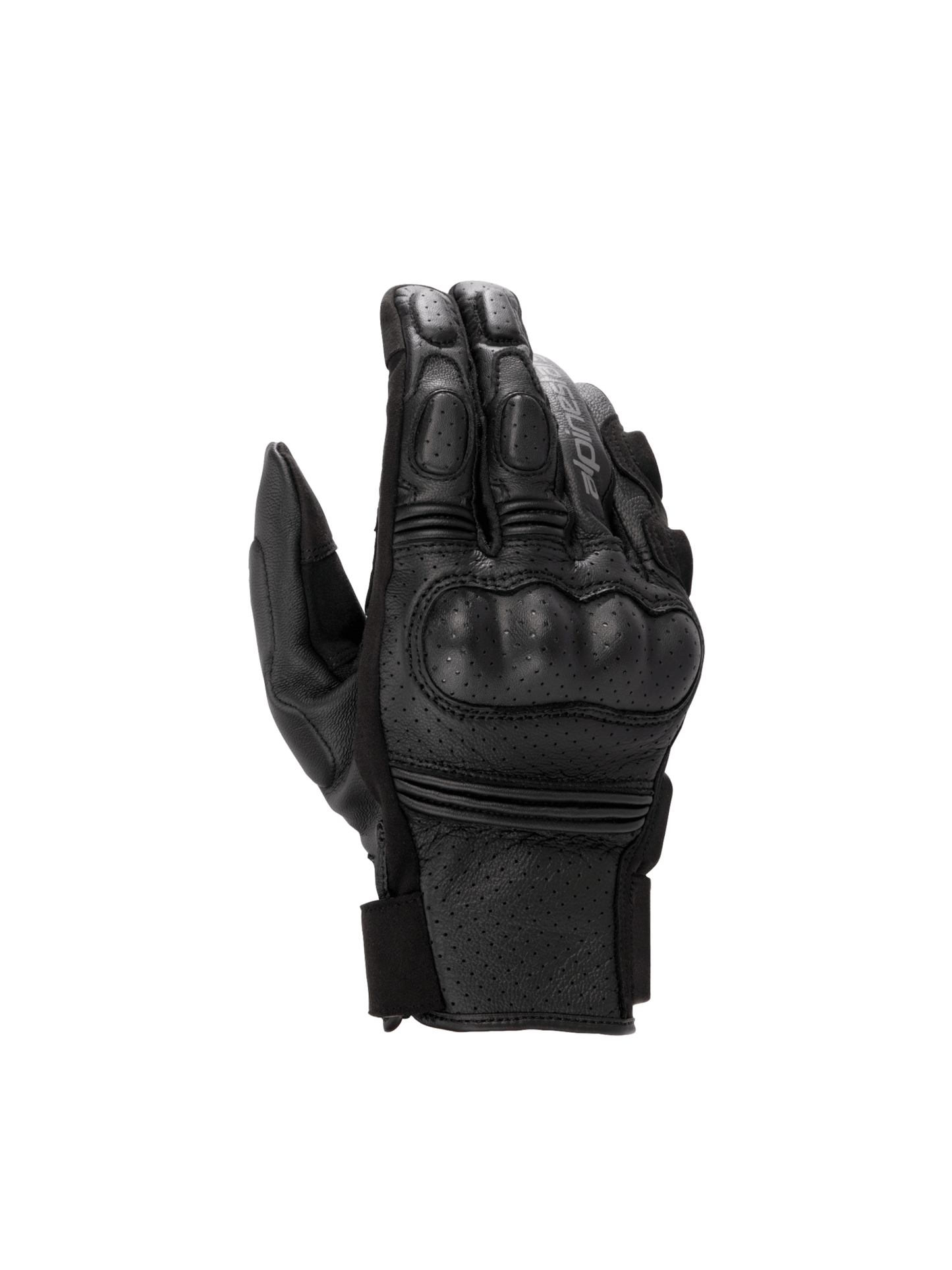Alpinestars Phenom Leather Air Gloves Black/Black motorcycle gloves – image 1