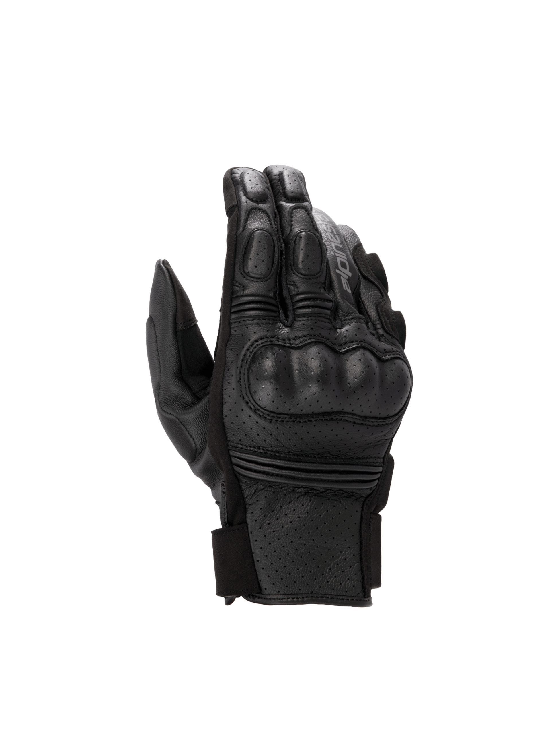 Alpinestars Phenom Leather Air Gloves Black/Black motorcycle gloves – image 1