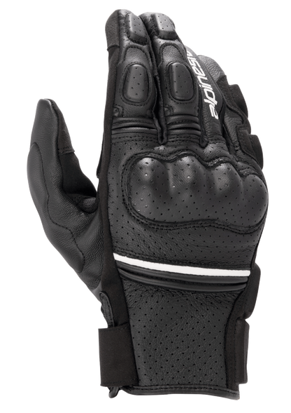 Alpinestars Phenom Leather Air Gloves Black/White motorcycle gloves – image 1