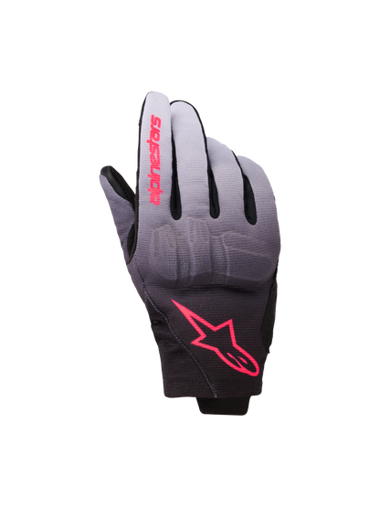Alpinestars Reef Women V2 Gloves Gray/Black/Pink Fluo motorcycle gloves – image 1