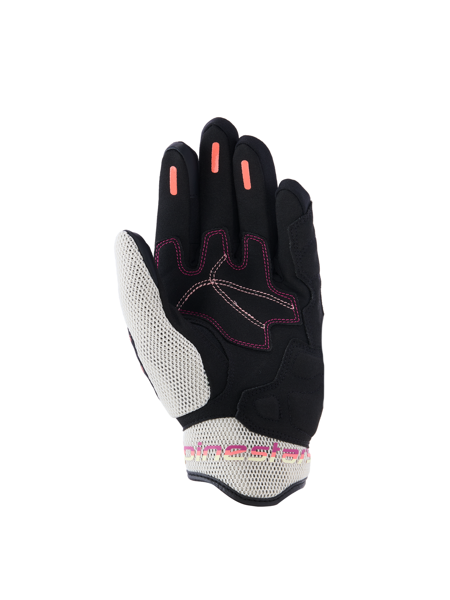 Alpinestars Women Stella Mogress Airflow Gloves Black/Ecru/Fading Coral motorcycle gloves – image 2