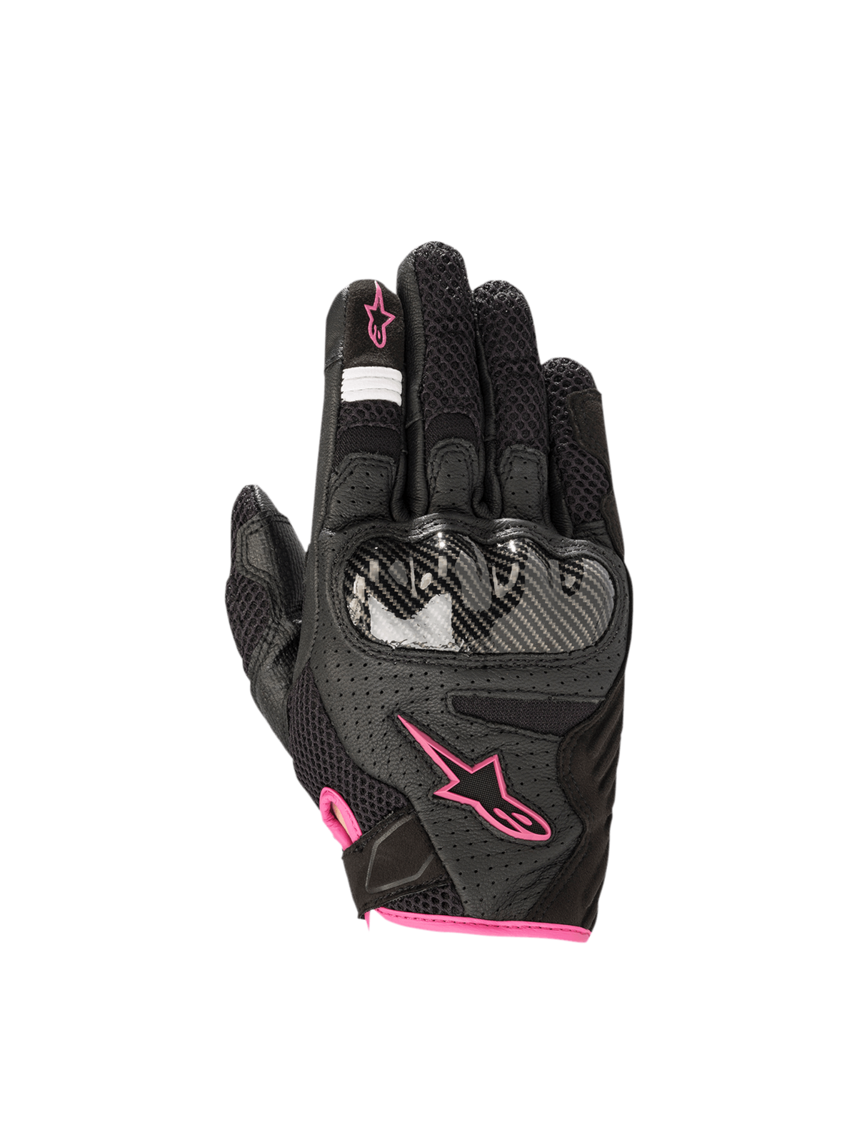 Alpinestars Women Stella SMX1-Air V2 Gloves Black/Fuchsia motorcycle gloves – image 1