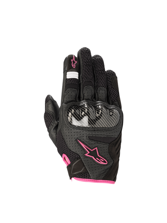 Alpinestars Women Stella SMX1-Air V2 Gloves Black/Fuchsia motorcycle gloves – image 1