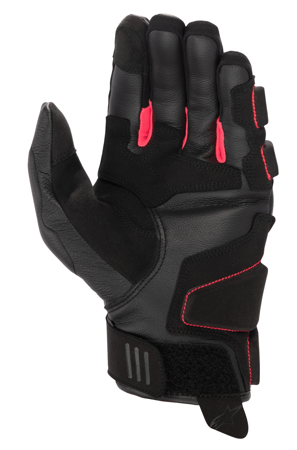 Alpinestars Women Stella Phenom Leather Air Glove Black/Diva Pink motorcycle gloves – image 2