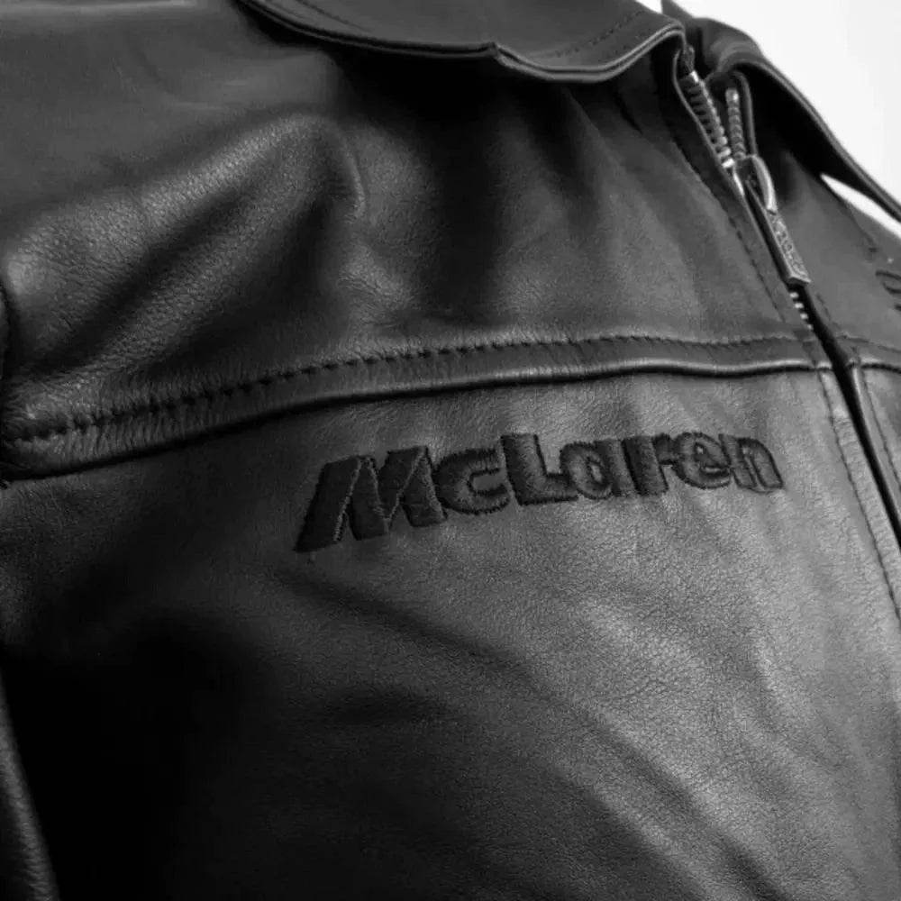 Ayrton Senna McLaren Leather Jacket Three Times World Champion | Speed Racewear