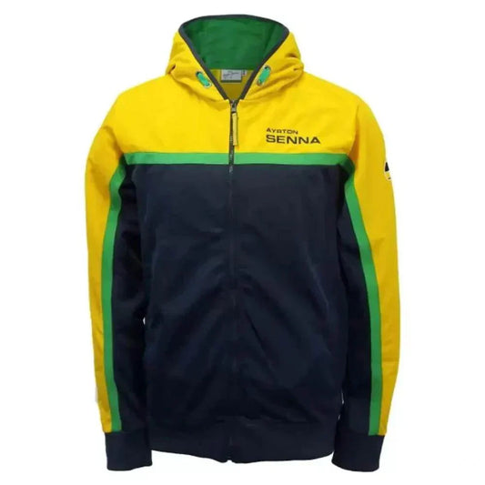Ayrton Senna Zip Hoodie Helmet | Speed Racewear