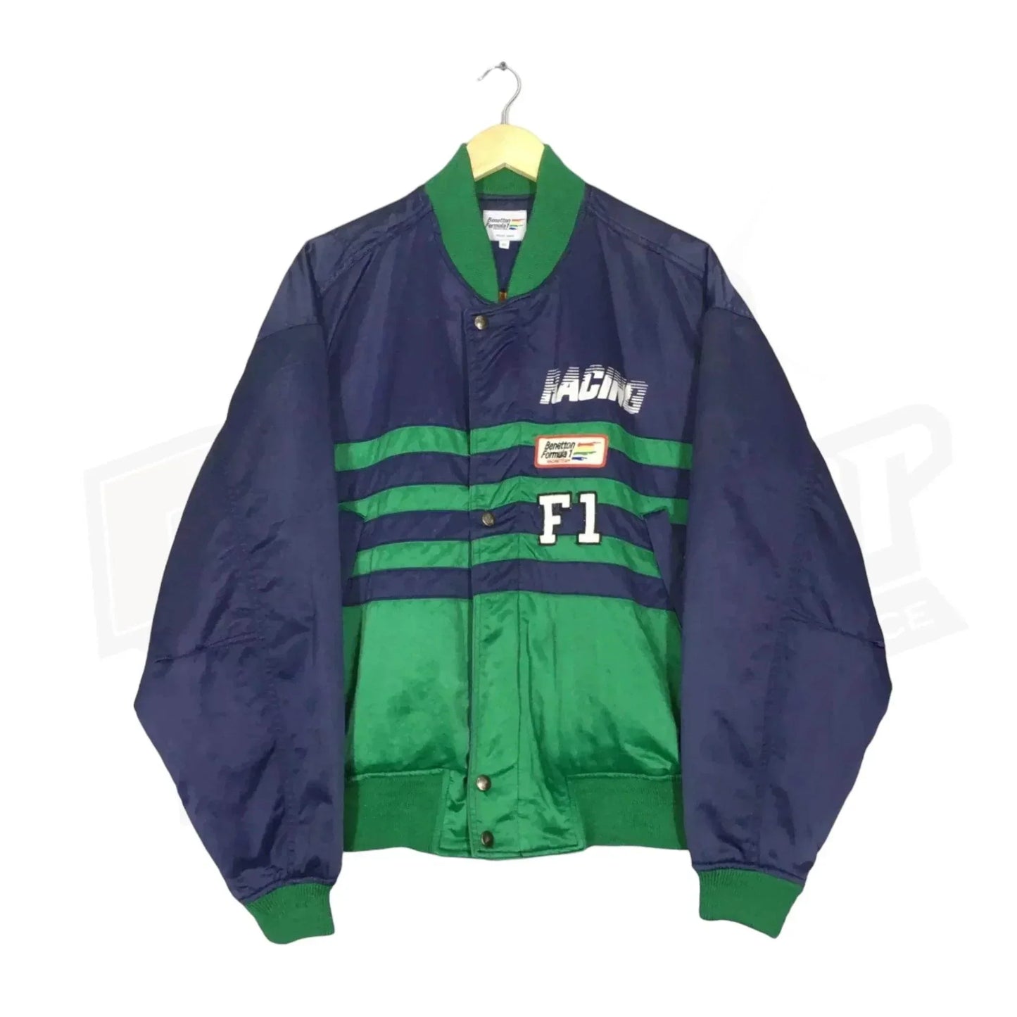 Benetton Vintage Formula 1 Team Embroidered Racing Jacket | Speed Racewear